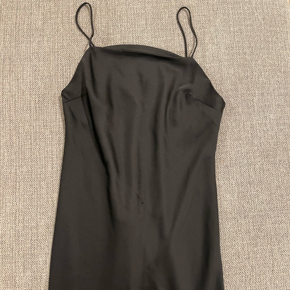 Topshop Satin Midi Dress